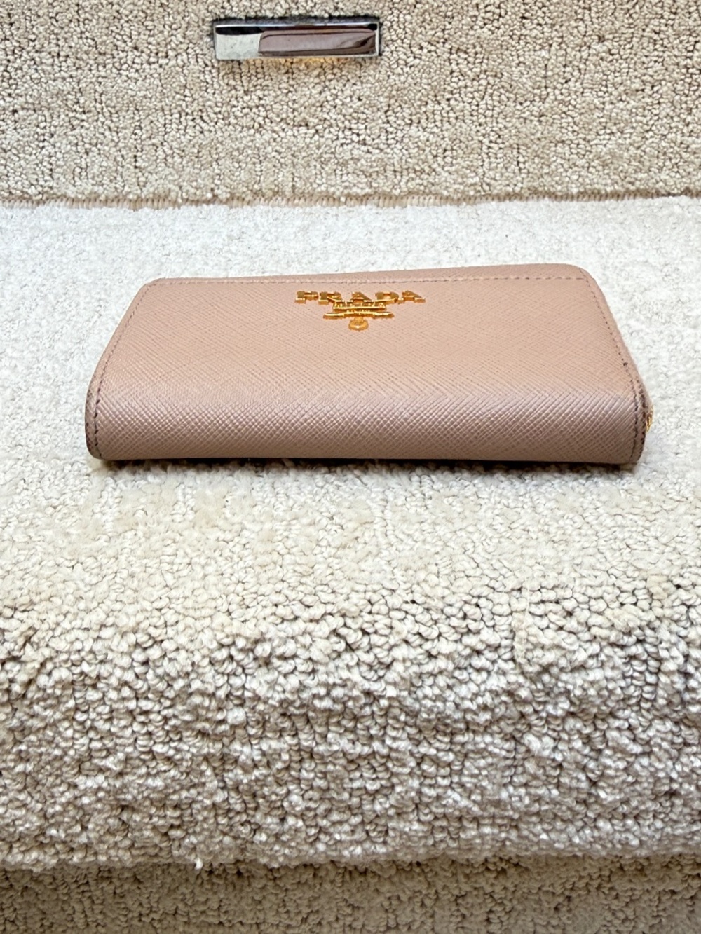 Prada Half Wallet in Beige - Picture 3 of 10